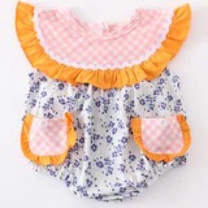 Mustard floral bubble